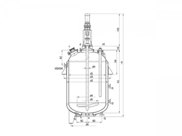 Glass-Lined Reactor, F Type