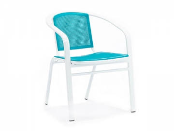Aluminum Frame Plastic Chair