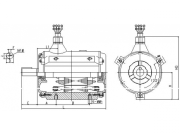 Three-phase Induction Motor (for Axial Ventilator)