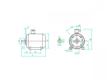 Explosion Proof Three-phase Induction Motor, YB2 Series