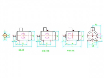 Explosion Proof Three-phase Induction Motor, YB2 Series