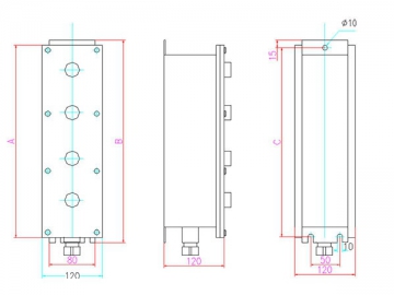 Marine Push Button Box