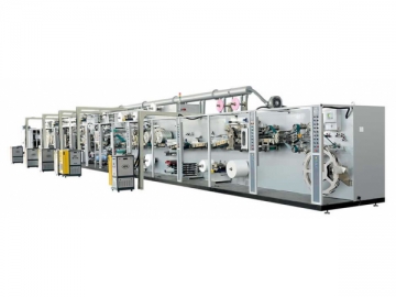 Sanitary Napkin Production Line (Side Leakage Protection)
