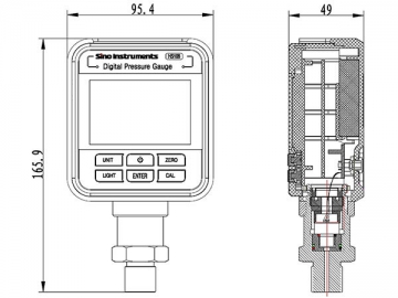 Digital Pressure Gauge <b>HS108</b>