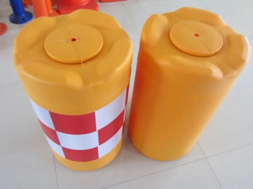 Traffic Barrel, Circular Type