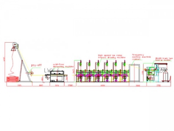 Overhead Take-off Wire Drawing Machine