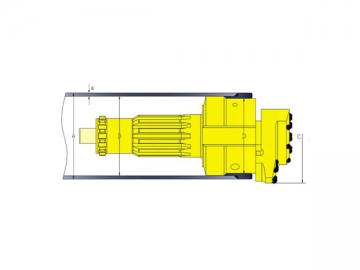 Two Piece Eccentric Overburden Drilling System