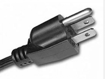 Power Cable, US 3 Pin Plug