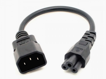 Clover Leaf Power Cable, US IEC C5 Plug EU Plug