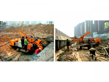 Hydraulic Crawler Drilling Rig YGL–100