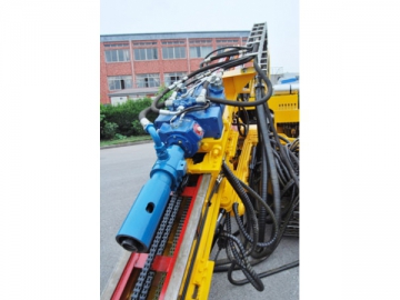 Hydraulic Impact Top Drive Crawler Drilling Rig YGL-C150