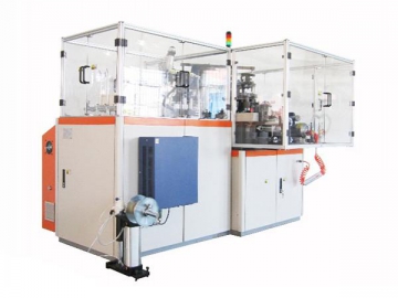 Automatic Paper Container / Food Bucket Forming Machine (Disposable Container Making Machine, making paper bucket and recycled paper containers like paper dinner bowls and cups) Automatic Paper Container / Food Bucket Forming Machine (Disposable Container Making Machine, making paper bucket and recycled paper containers like paper dinner bowls and cups)