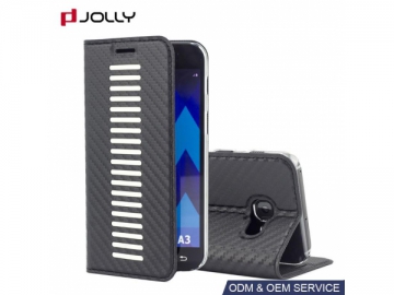 Samsung Galaxy A3 Leather Case, Dirtproof Cell Phone Flip Case Samsung Galaxy A3 Leather Case, Dirtproof Cell Phone Flip Case
