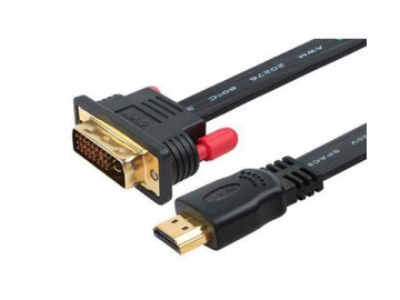 DVI to HDMI Cable, Flexible Flat TV Cable DVI to HDMI Cable, Flexible Flat TV Cable