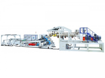 Plastic Sheet, Volumetric 3 Layer Sheet Co-extrusion Line Plastic Sheet, Volumetric 3 Layer Sheet Co-extrusion Line
