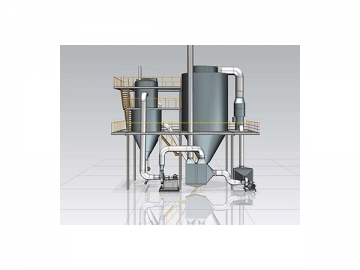 Fluid Bed Processor with Top spraying system for Agglomeration and Granulation Fluid Bed Processor with Top spraying system for Agglomeration and Granulation