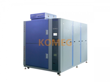 Three Zone Thermal Shock Chamber, Item KTS-100D Cold and Hot Temperature Testing Chamber Three Zone Thermal Shock Chamber, Item KTS-100D Cold and Hot Temperature Testing Chamber