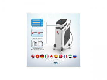 Vertical Diode Laser Hair Removal Machine