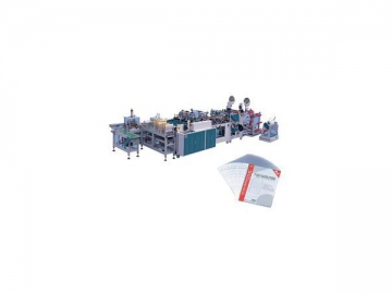 Twin Line Plastic Pocket Sheet Punching Sealing Machine Twin Line Plastic Pocket Sheet Punching Sealing Machine