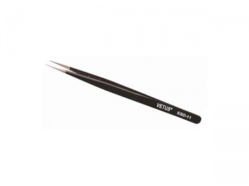 ESD Safe Industrial Tweezers, Anti-Static Stainless Steel Tweezers