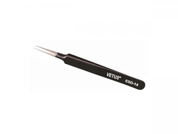 ESD Safe Industrial Tweezers, Anti-Static Stainless Steel Tweezers