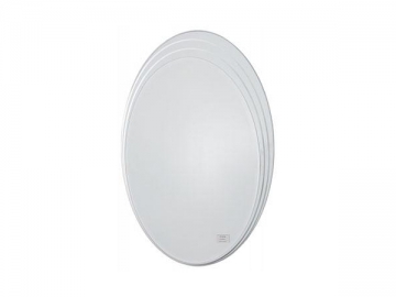 Oval Frameless Bathroom Mirror Oval Frameless Bathroom Mirror