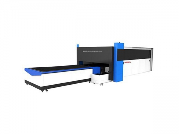 Integrated Tube and Sheet Fiber Laser Cutter with Full Cover Protection Integrated Tube and Sheet Fiber Laser Cutter with Full Cover Protection
