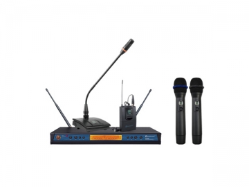 ER-5900 UHF True diversity twin receiver wireless mic system ER-5900 UHF True diversity twin receiver wireless mic system