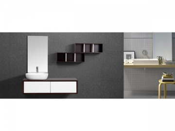 IL-N2105 Wall Hung Bathroom Vanity Set with Mirror IL-N2105 Wall Hung Bathroom Vanity Set with Mirror