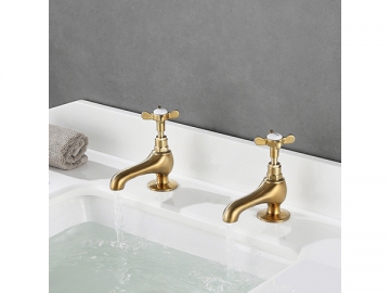 Classic British Style Double Cross Handle Pillar Tap SW-BT001 Classic British Style Double Cross Handle Pillar Tap SW-BT001